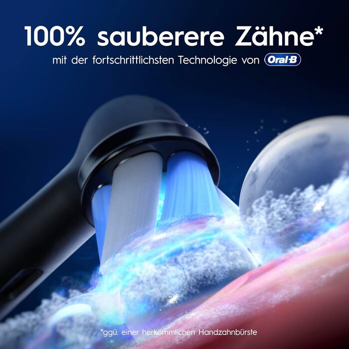 Електрична зубна щітка Oral-B iO Series 9, набір з 2 шт (Чорна та Рожева), 3 додаткові насадки та футляр
