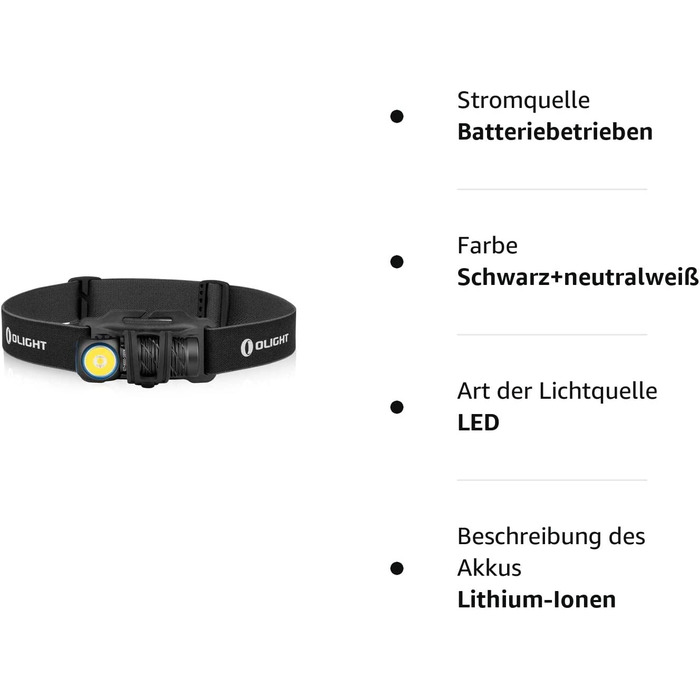 Ліхтарик-налобний OLIGHT Perun 2 Mini LED, 1100 люмен, 150 м, USB-зарядка, 5 режимів, водонепроникний, з червоним світлом, для кемпінгу та надзвичайних ситуацій, чорний
