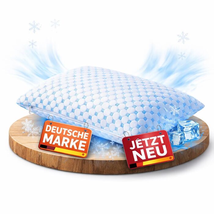 Охолоджувальна подушка для сну 40x80 з піни Memory Foam, ергономічна подушка для шиї та голови Cloudpillo