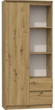 Стелаж TopEshop TES, 80 x 180 x 35 см, багатоколірний