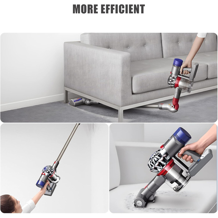 Акумулятор Vunzo 6000mAh для пилососа Dyson Animal Absolute Motörhead Fluffy V8 (2 фільтри в комплекті)