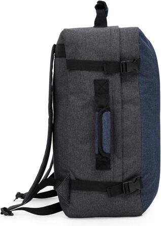 blnbag M3 – компактний надлегкий туристичний рюкзак 35 л, чорний антрацит, універсальний, з м’якими регульованими лямками або як сумка з ручкою, унісекс
