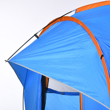 Outsunny Rear Tent Автомобільний намет на 6 осіб, купольний намет з 3 дверима, вікно, задні двері Намет для каравану, позашляховик, поліестер, синій