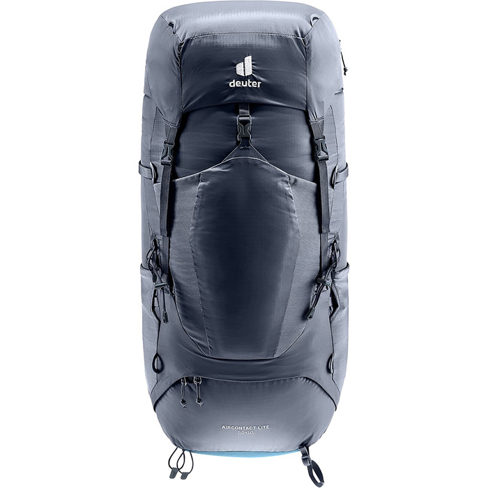 Рюкзак для трекінгу Deuter Aircontact Lite 50+10 л, легкий, чорний-синій