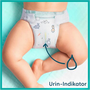 Підгузки Pampers Harmonie розмір 2 (4-8 кг), гіпоалергічні з рослинними компонентами, 240 шт.