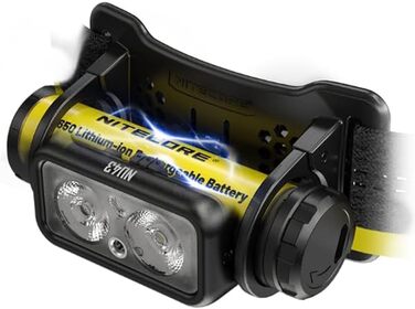 Світлодіодний налобний ліхтар Nitecore NU43, 1400 люмен, USB-C, легкий, червоне та біле світло, 130 м дальність