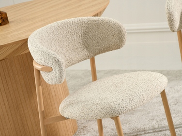 Стілець Mebel-Partner, тканина, бежевий, 1 шт.