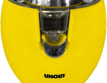 Електрична цитрусова соковижималка Unold 78132 Power Juicy, 300 Вт, для великих і малих цитрусів, BPA Free, мультиколор, знімна, можна мити в посудомийній машині