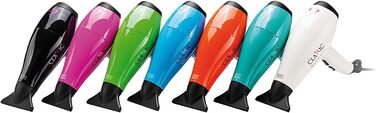 Професійний фен Gama Italy 2200 Вт, італійський AC-мотор, синій, ергономічний дизайн, зроблено в Італії