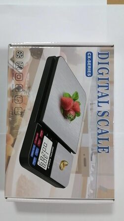 Diyife кухонні ваги з двома платформами 10кг/1г і 500г/0,01г, цифрові точні ваги для кухні, випічки, ювелірних виробів, 7 одиниць виміру, тара, підрахунок, авто-вимкнення, з батарейками
