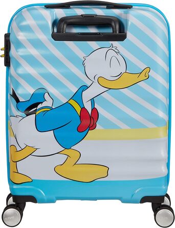 Валіза American Tourister Wavebreaker Disney Spinner 55 см, 36 л, Дональд Дак, мультиколір