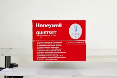 Оцилюючий турбовентилятор Honeywell QuietSet HYF260 для всієї кімнати, 5 швидкостей, 80° осциляція, таймер, автоматичне вимкнення підсвітки, пульт ДК