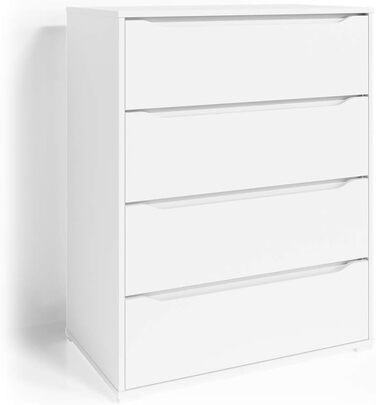 Комод Vicco Ruben білий 80x102 см, великий розмір
