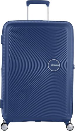 Валіза American Tourister Soundbox Spinner L, розширена, 77 см, 97/110 л, темно-синя (Midnight Navy)