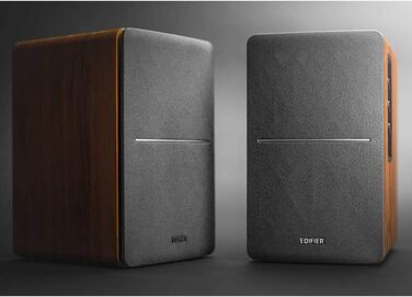 Акустична система Edifier Studio R1280DB 2.0 Bluetooth, активні полочні колонки (42 Вт) з ІК-пультом керування, цифрові входи, колір: дерево