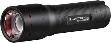 Ліхтарик Ledlenser P7 професійний LED, 450 лм, чорний, компактний, високопродуктивний, 1,5 В, 13x3,7 см