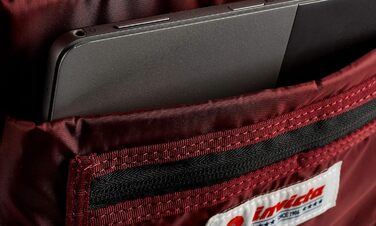 Рюкзак Invicta JOLLY SOLID S, універсальний міський, червоний, для офісу, навчання, спорту, італійський дизайн