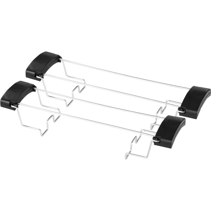 Тостер ECG ST 4768 Timber Black, 4 скибки, чорний, дерево
