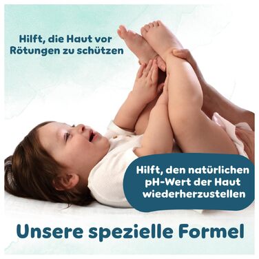 Дитячі вологі серветки Pampers Harmonie Protect & Care, гіпоалергенні, без ароматизатора, 792 шт (18 упаковок по 44 шт)