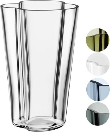 Ваза Iittala Aalto 220 мм прозора скляна дизайнерська