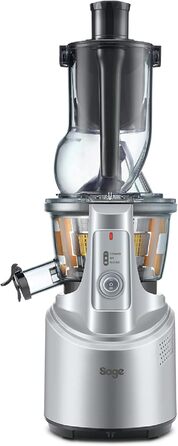 Соковижималка Sage The Big Squeeze, срібляста, шнекова, для фруктів та овочів
