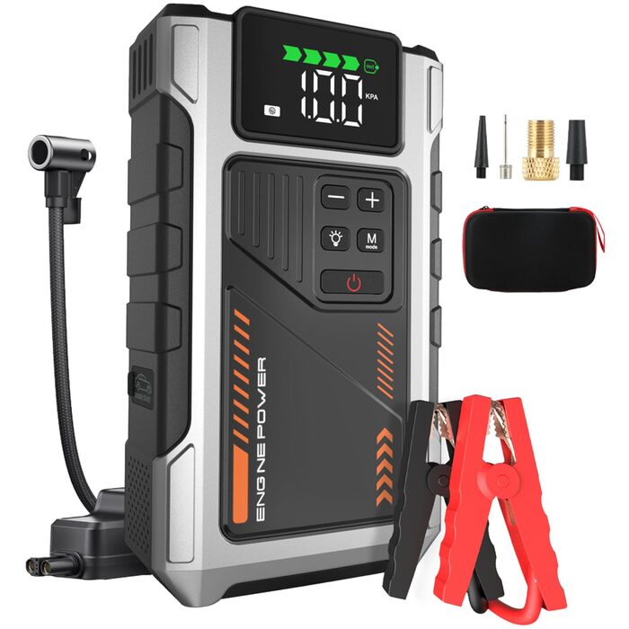 Портативний зарядний пристрій для автомобільної батареї, 168000 mAh, PD-JA2