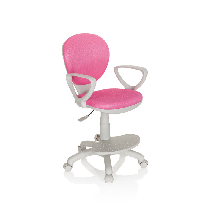 Дитячий стілець / дитячий письмовий стілець KID COLOUR G1 тканина рожевий hjh OFFICE