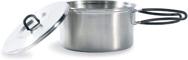 Набір посуду Tatonka Cookset Regular 16 x 9 см з нержавіючої сталі для туризму та кемпінгу