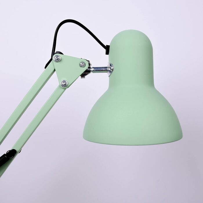 Настільна лампа Bel Air Home Antigona Flexo LED, ретро-вінтаж, E27, USB, металева, жовта, матова, енергозберігаюча, для офісу, спальні, читання (без лампочки)
