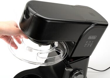 Блендер BLACK+DECKER BXJBA350E, 1,5 л, імпульсний режим, 4 леза з нержавіючої сталі, знімна пластикова чаша, легке очищення, сірий