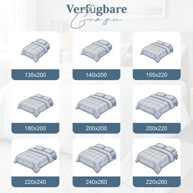 Літня ковдра Utopia Bedding 200x200 см, легка модель без чохла, світло-сіра