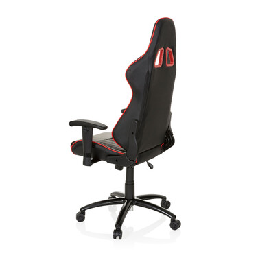 Ігрове крісло / Офісне крісло LEAGUE PRO Штучна шкіра Чорний / Червоний HJH OFFICE