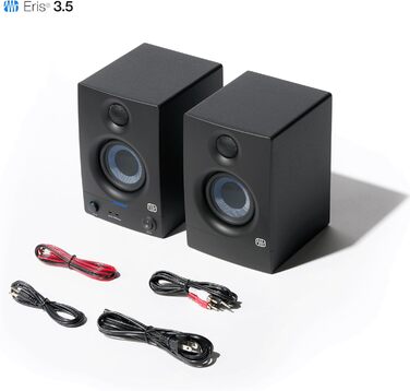 Акустична система PreSonus Eris 3.5 Gen 2, 50 Вт, чорна - для мультимедіа, геймінгу та студійної музики