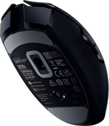Бездротова ігрова миша Razer Orochi V2 HyperSpeed та Bluetooth, оптичний сенсор 18K DPI, вага 60 г, чорна