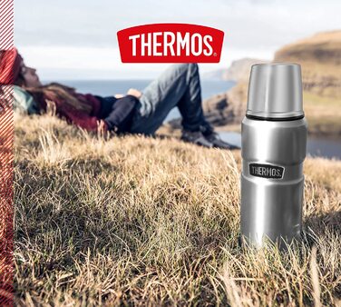 Термос Thermos Stainless King 470 мл, матова нержавіюча сталь, без ручки