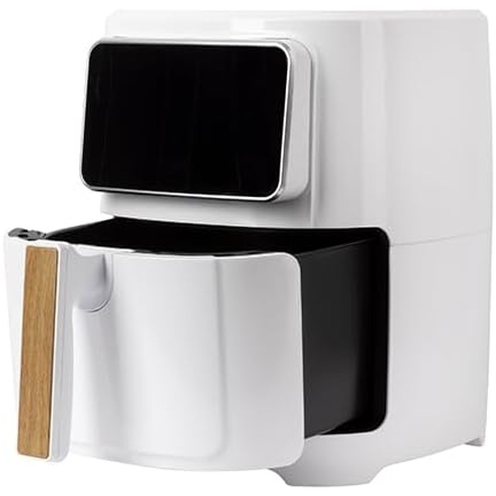 Аерофритюрниця Bergner Naturally 6.9L 1800W з керамічним покриттям, 8 програм, без PFAS, біла