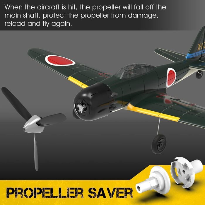 Літак на радіокеруванні VolantexRC 761-5 P51 Mustang RTF 4-канальний, для початківців, зі стабілізацією Xpilot та акробатичними режимами