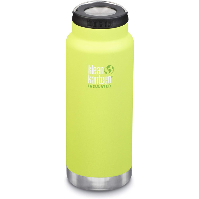 Термос Klean Kanteen TK Wide 946 мл, вакуумний, Juicy Pear, кришка Loop, нерж. сталь