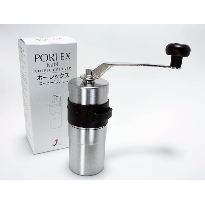 Портативна ручна кавомолка Porlex Mini з нержавіючої сталі