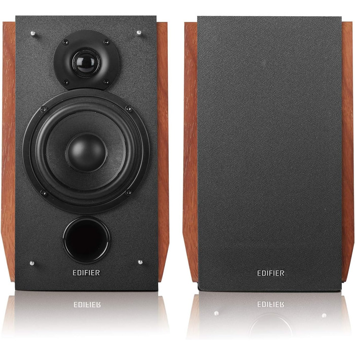 Edifier R1700BTs - Активні Bluetooth колонки 2.0 з сабвуфером, 66 Вт, коричневі, дерев'яний корпус