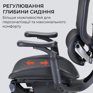 Крісло офісне Sihoo C300 LITE V2 White з підставкою для ніг