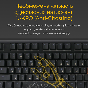 Механічна клавіатура Ducky One 3 Cherry MX Blue RGB Black UA