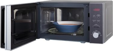 Компактна мікрохвильова піч Russell Hobbs RHM2076S, 800 Вт, 20 л, срібляста