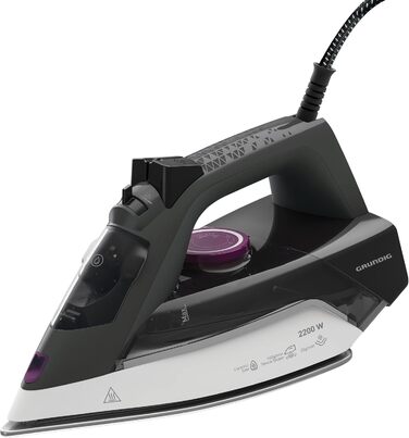 Парова праска Grundig SI 4850, сірий/білий/фіолетовий, унікальна модель