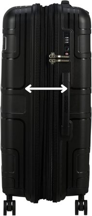 Валіза American Tourister Skymax 3 шт. синього (Midnight Blue) та чорного (Bass Black) кольорів