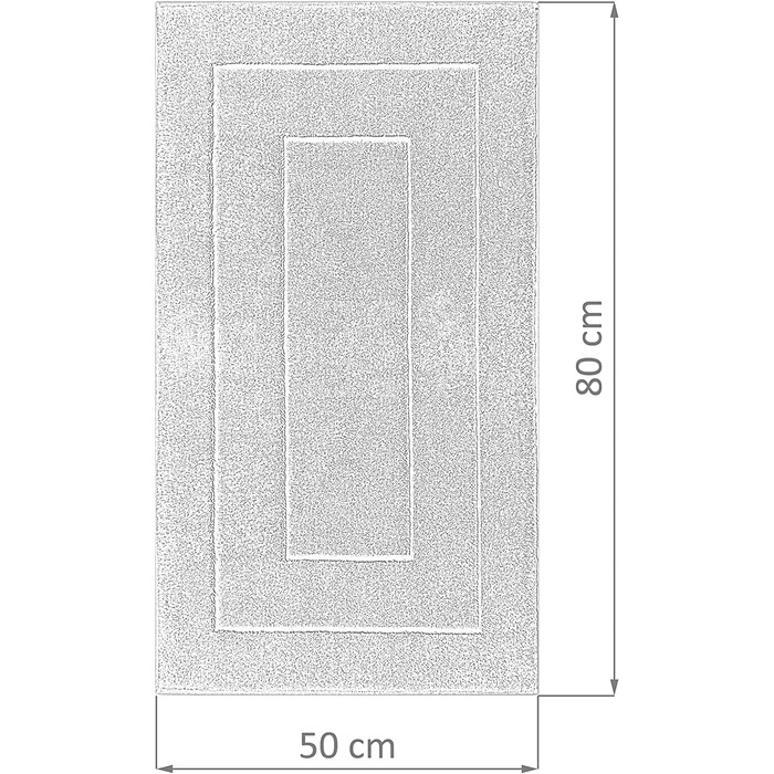 Килимок для ванної Lashuma London 50x80 см, фіолетовий фротте