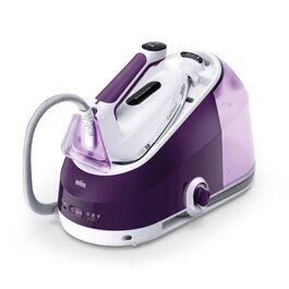 Парова система прасування Braun CareStyle 5 IS5247VI з технологією FreeGlide 3D, 2400 Вт, вертикальне прасування, резервуар 2 л, фіолетовий