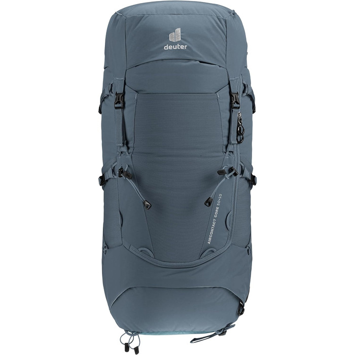 Туристичний рюкзак deuter Aircontact Core 50+10 л, графітовий, модель 2024, для трекінгу