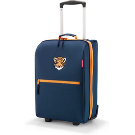 Дитячий валізка на колесах reisenthel Trolley XS Tiger Navy, синя, малюнок тигра