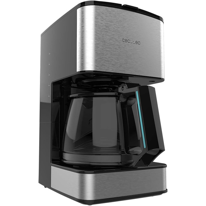 Кавомашина Cecotec Coffee 56 Heat: 1.3л, 12 чашок, LCD, нержавіюча сталь, програмування, захист від крапель, автоматичне відключення